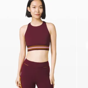 • Lululemon • My Element Bra *lululemon x RoksandaGarnet Fools Gold Candy Pink