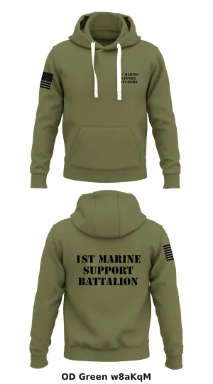1st Marine Support Battalion Store 1  Core Men's Hooded Performance Sweatshirt - w8aKqM