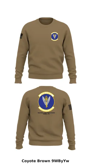 6th Force Support Squadron Store 1 Core Men's Crewneck Performance Sweatshirt - 9WByYw