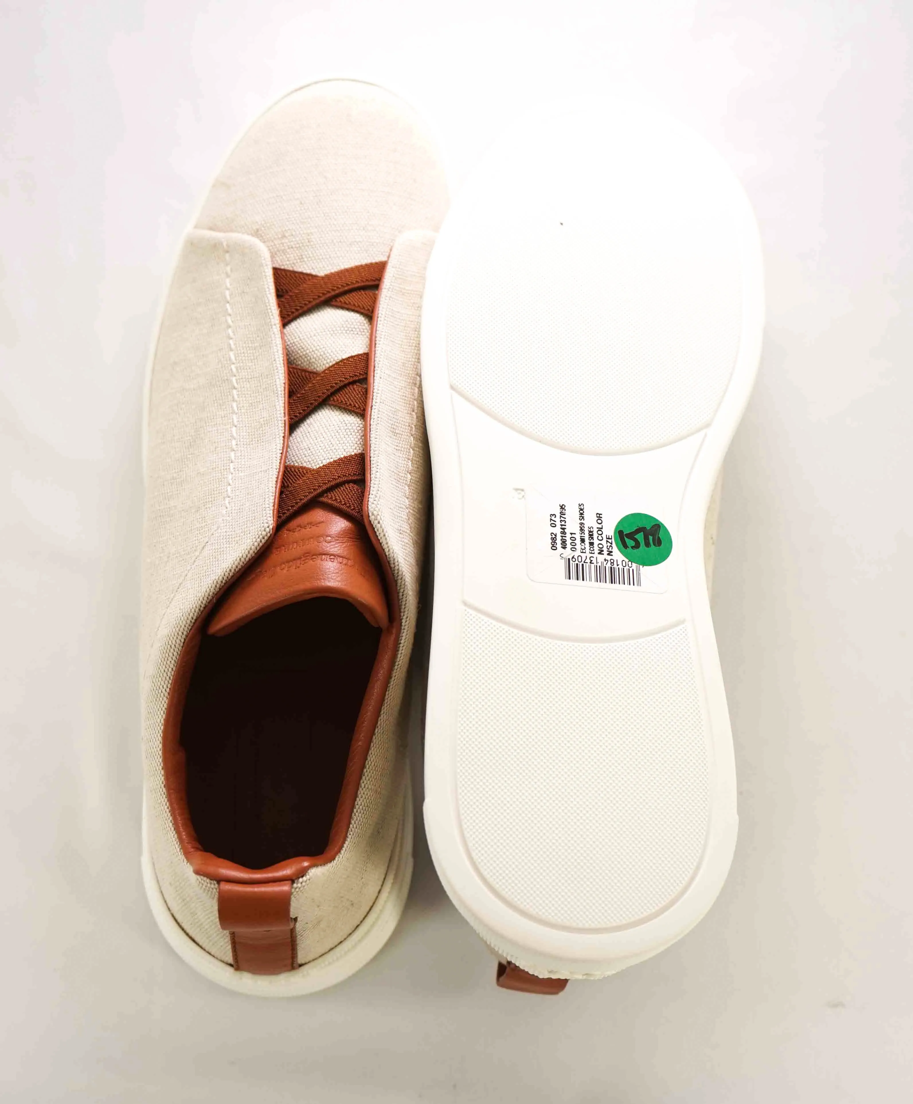 $790 ERMENEGILDO ZEGNA - COUTURE "Triple Stitch" Sneakers - 12 US (45 EU)