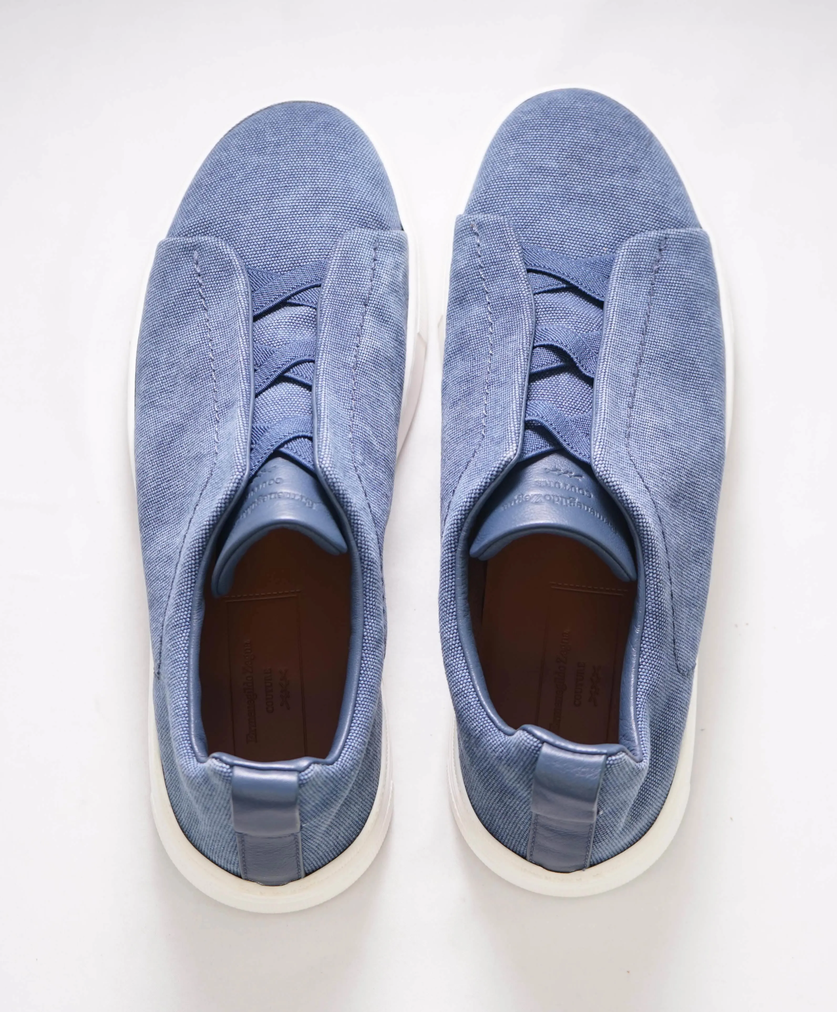 $790 ERMENEGILDO ZEGNA - COUTURE "Triple Stitch" Sneakers - 9 US (42 EU)
