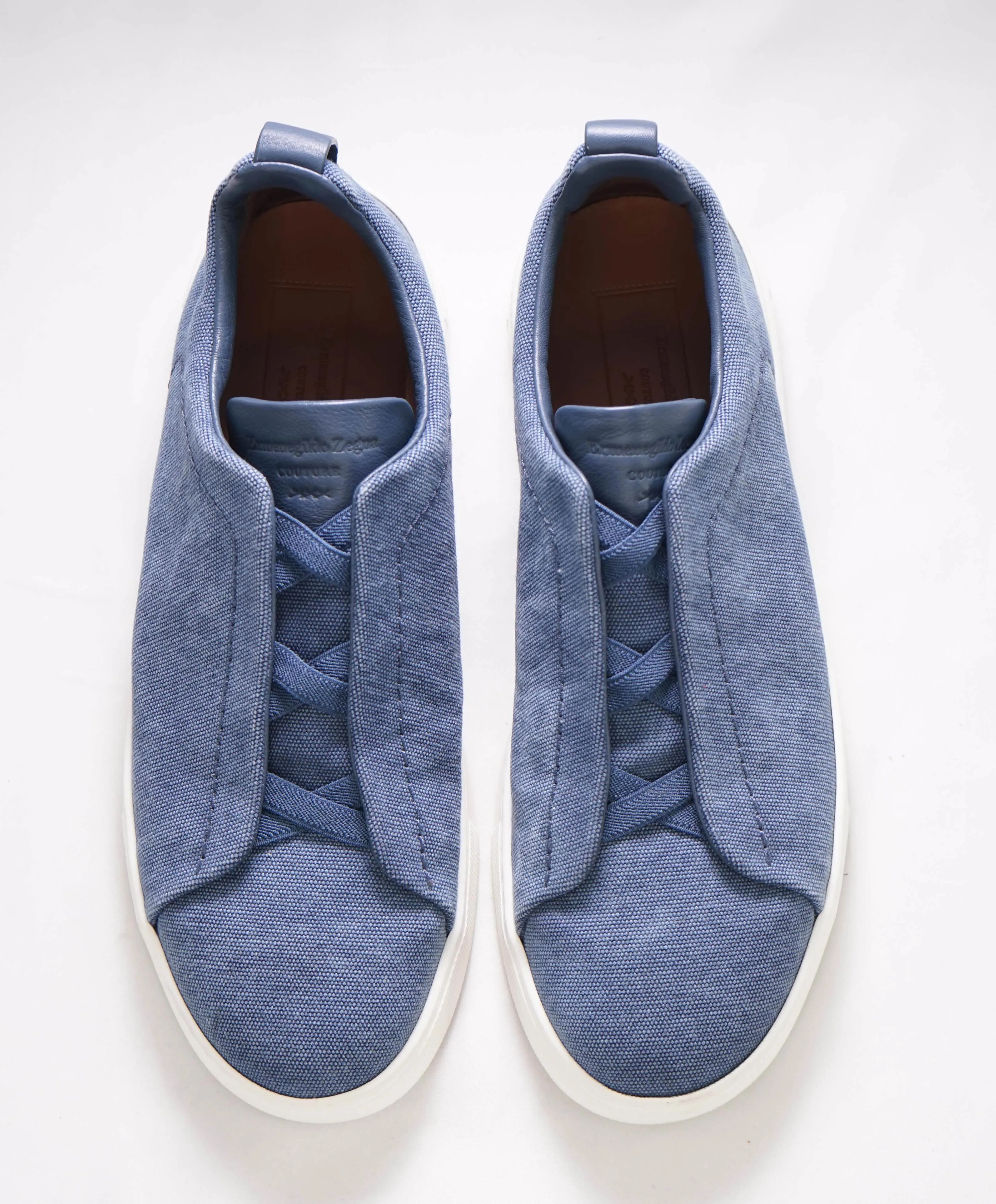 $790 ERMENEGILDO ZEGNA - COUTURE "Triple Stitch" Sneakers - 9 US (42 EU)