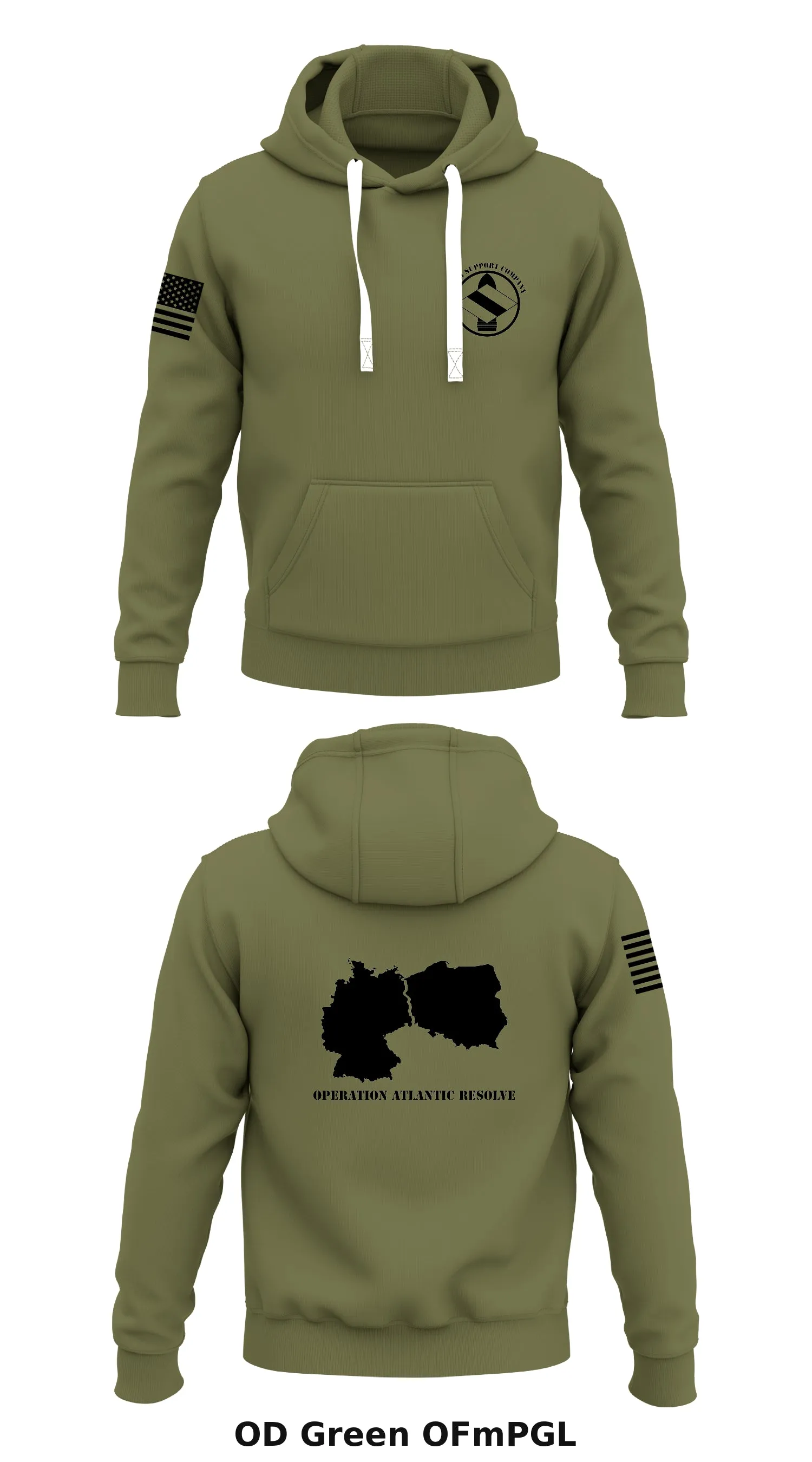 936th Support Company Store 1  Core Men's Hooded Performance Sweatshirt - OFmPGL
