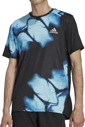adidas Fast Short Sleeve Mens Running Top - Black