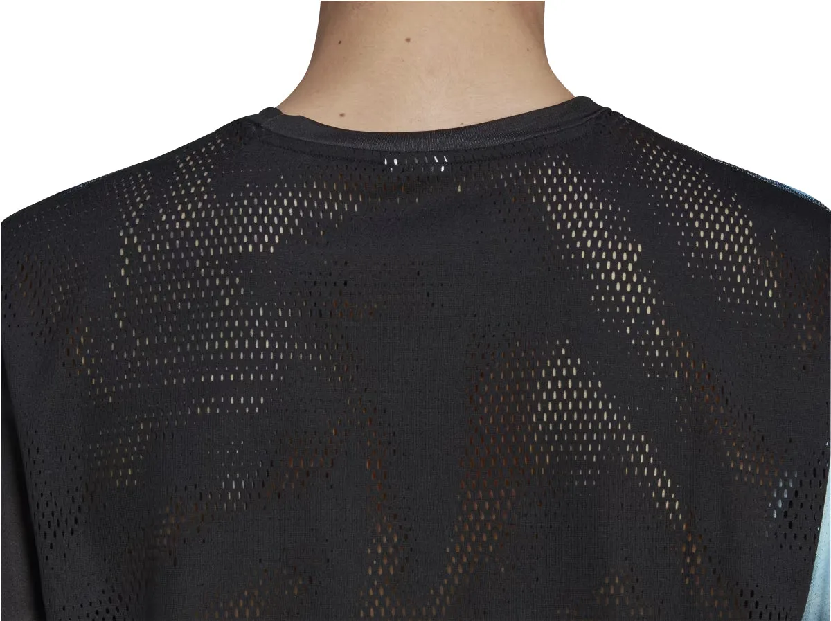 adidas Fast Short Sleeve Mens Running Top - Black