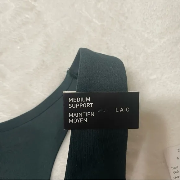 Adidas medium support sport bra