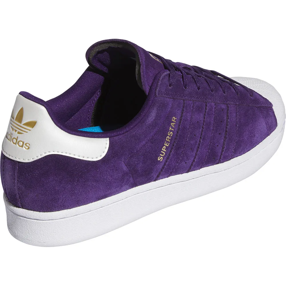 adidas Superstar ADV Shoes Collegiate Purple/Zero Metallic/Gold Metallic
