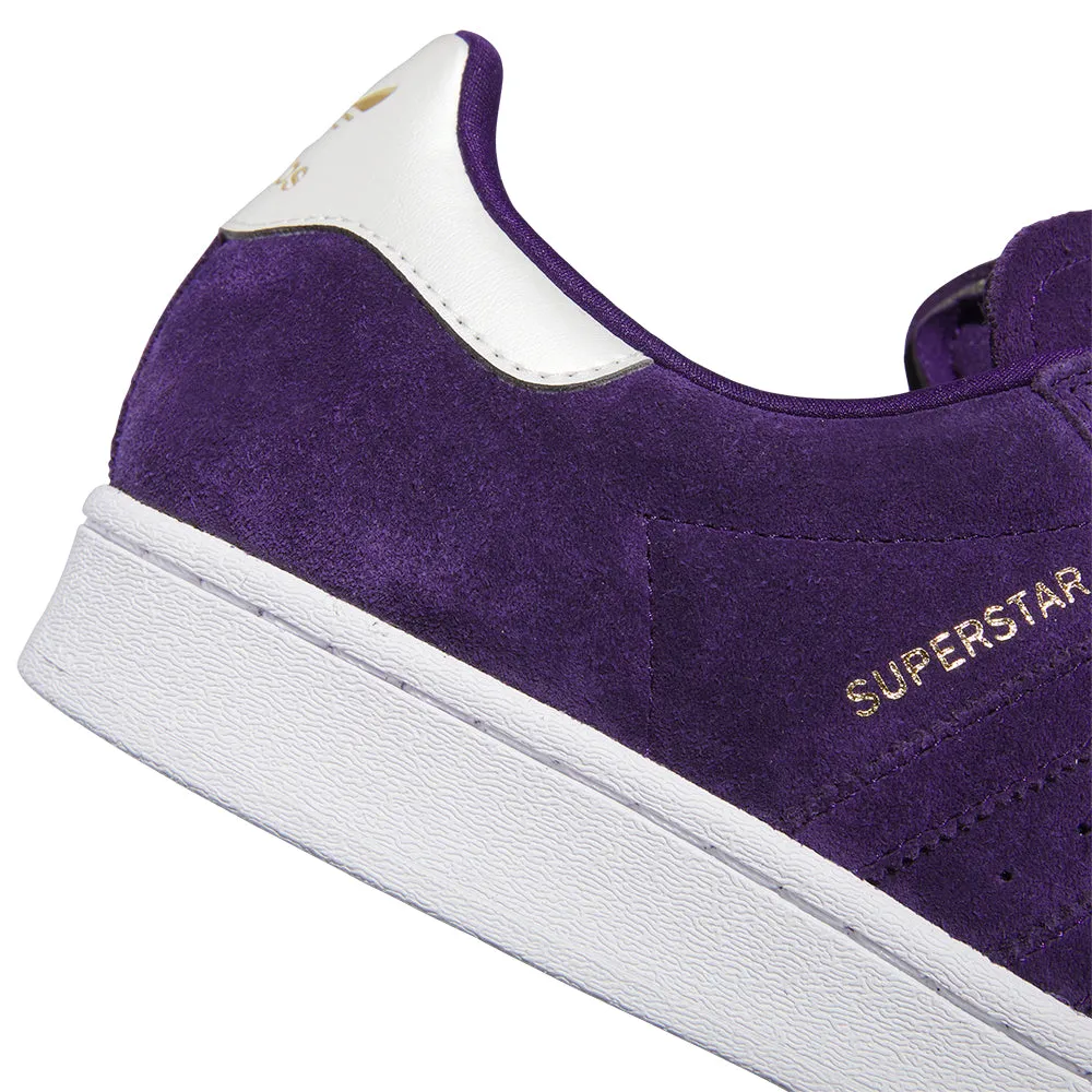 adidas Superstar ADV Shoes Collegiate Purple/Zero Metallic/Gold Metallic