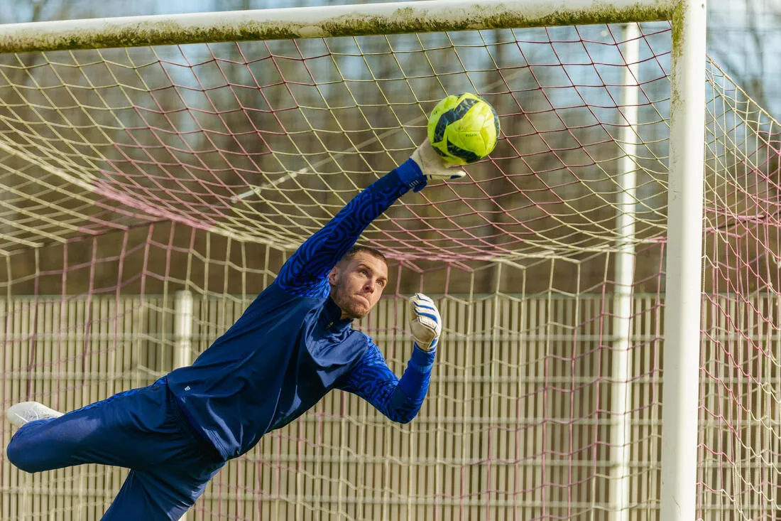 Adult Gloves F500 Viralto Shielder - White/Blue
