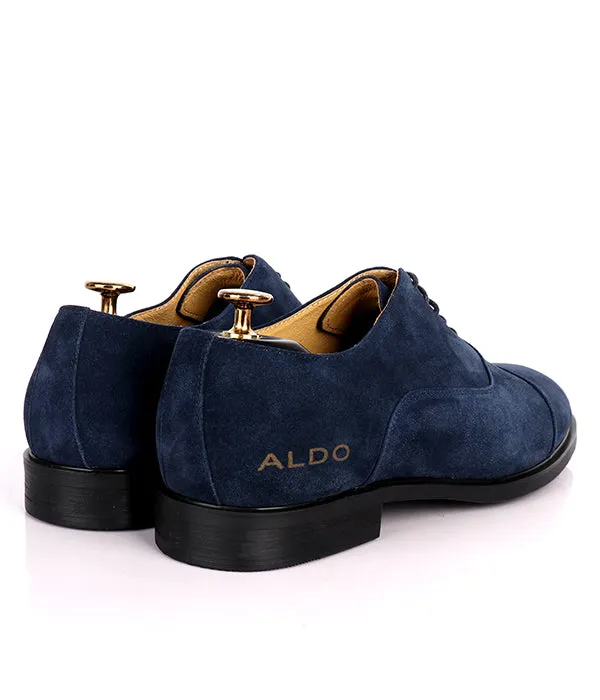 Aldo Men's Suede Lace up Shoe | Navy Blue