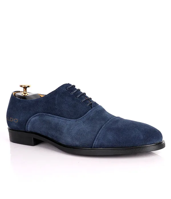 Aldo Men's Suede Lace up Shoe | Navy Blue