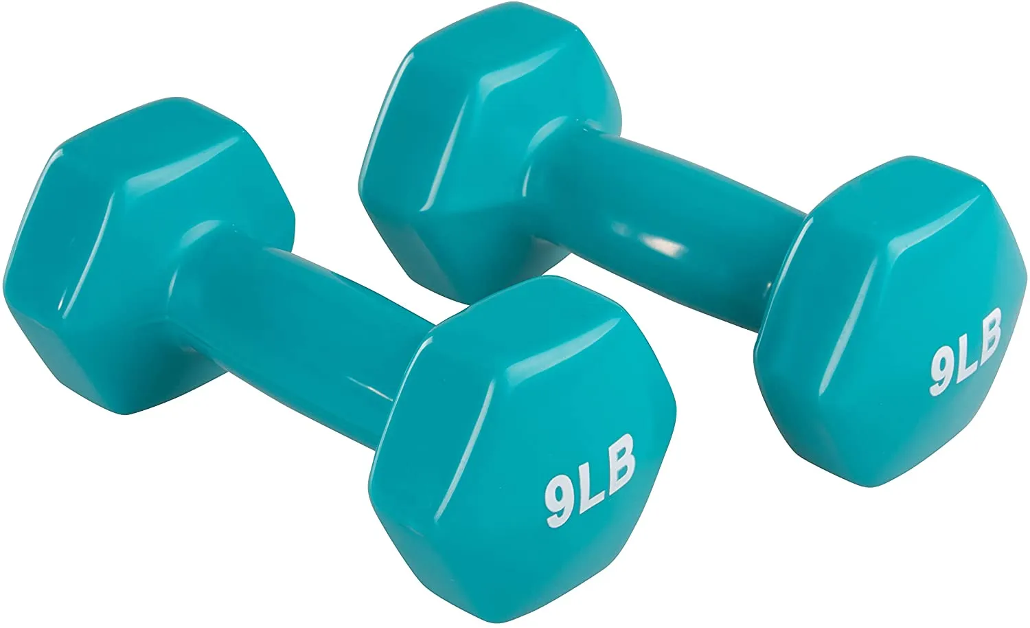 Amazon Basics Vinyl Coated Hand Weight Dumbbell Pair, Set of 2