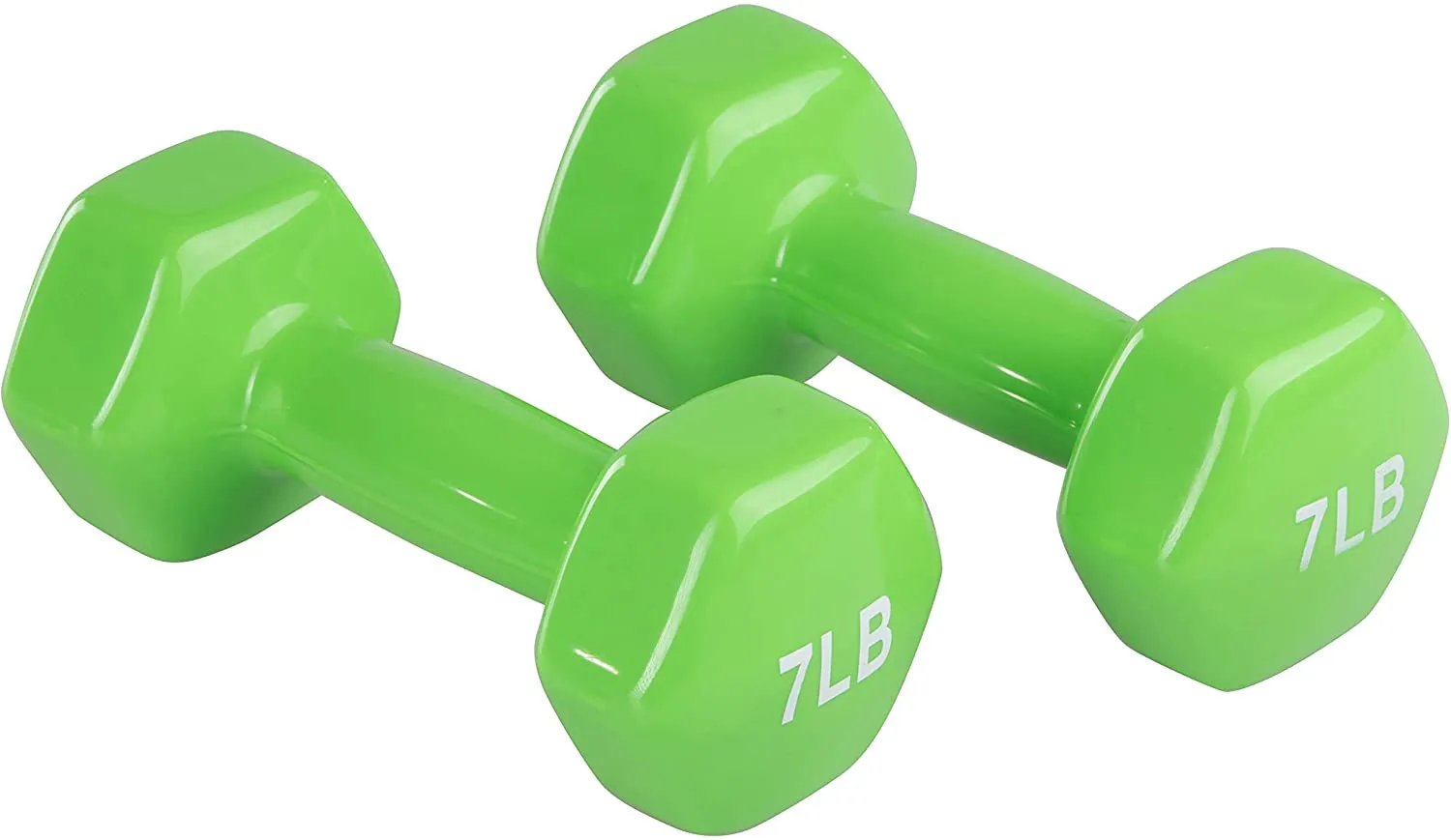Amazon Basics Vinyl Coated Hand Weight Dumbbell Pair, Set of 2