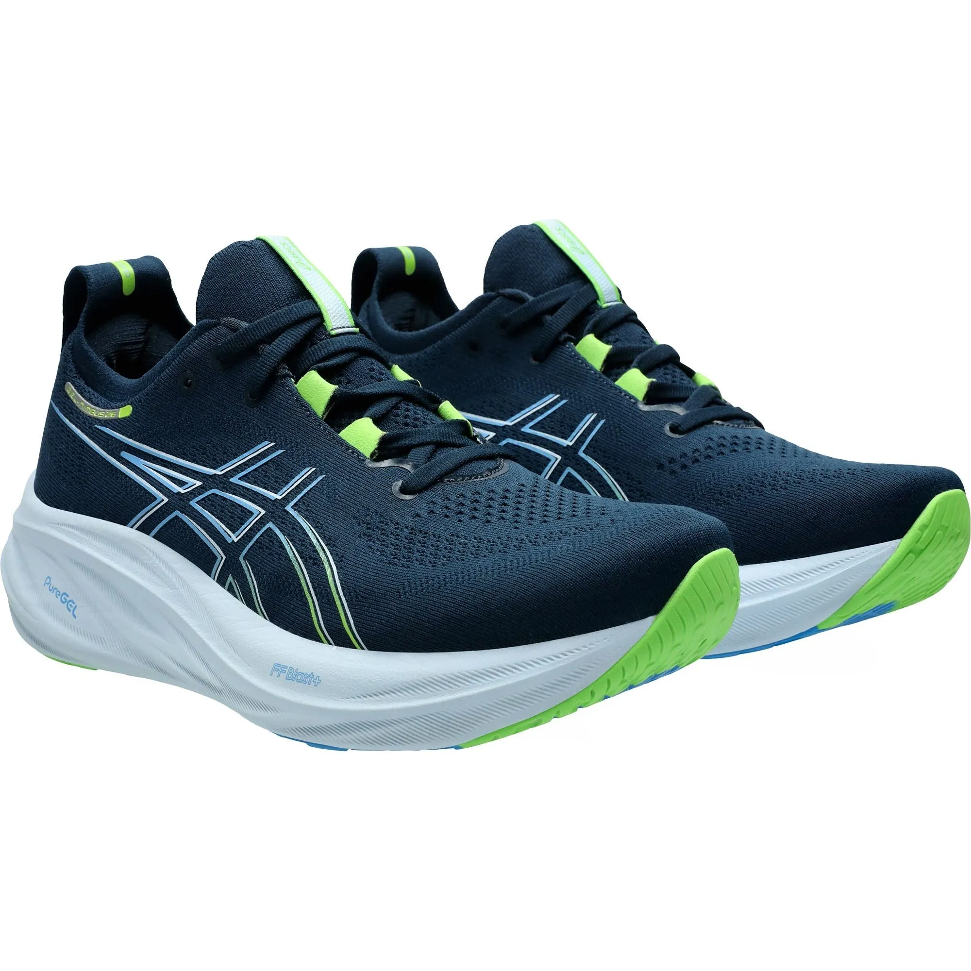 Asics Gel Nimbus 26 Mens Running Shoes - Blue