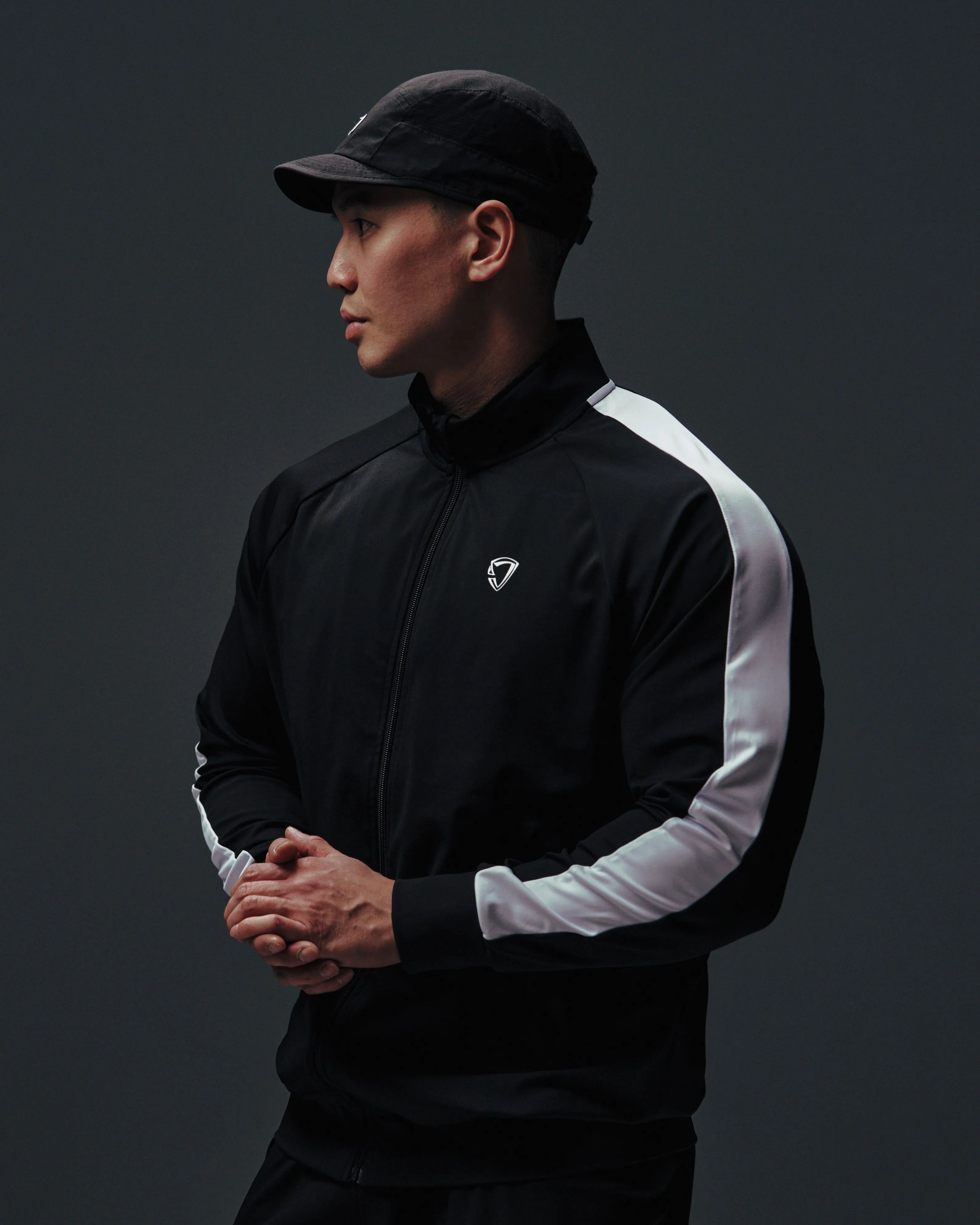 Badge Stripe Zip-Up