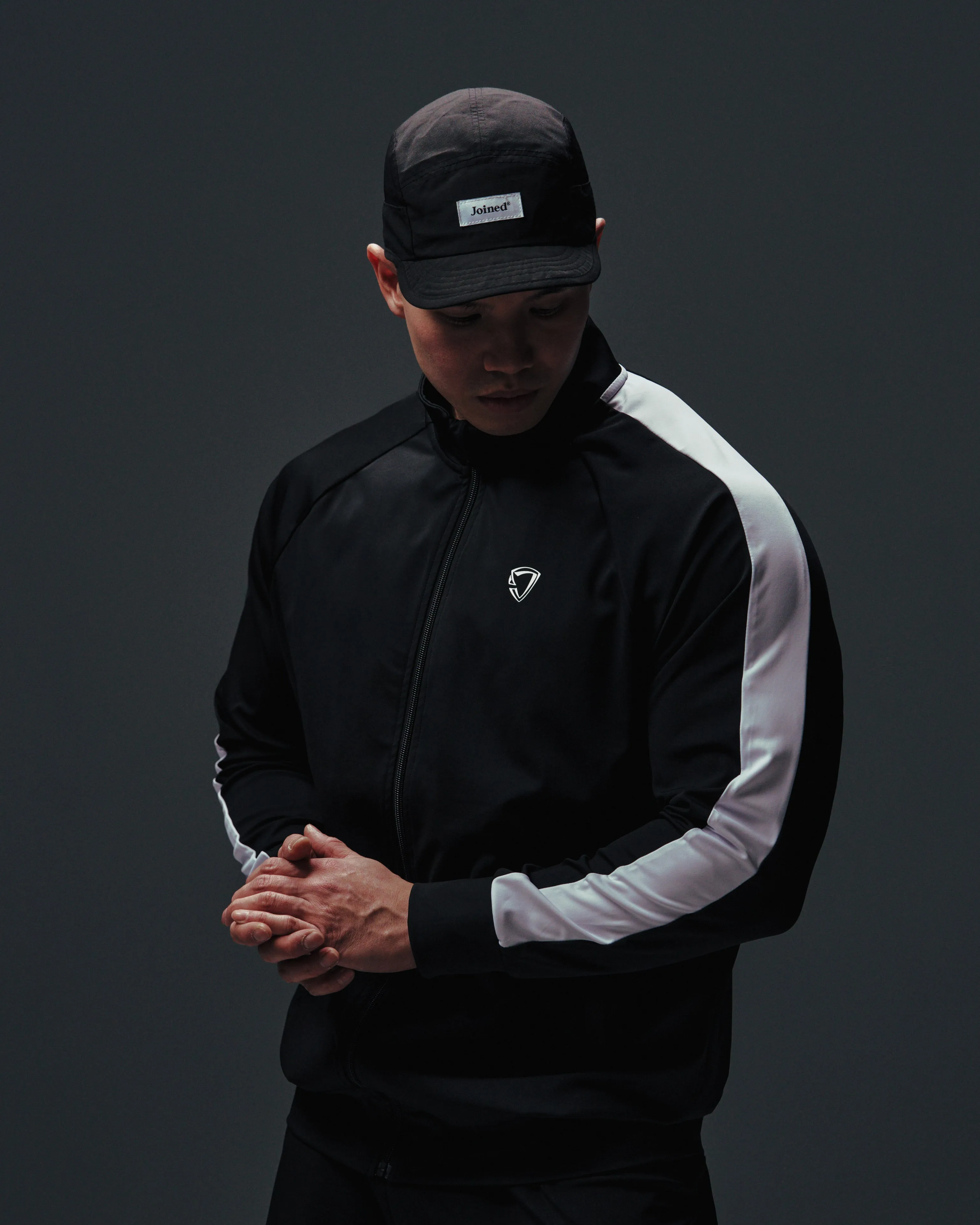 Badge Stripe Zip-Up