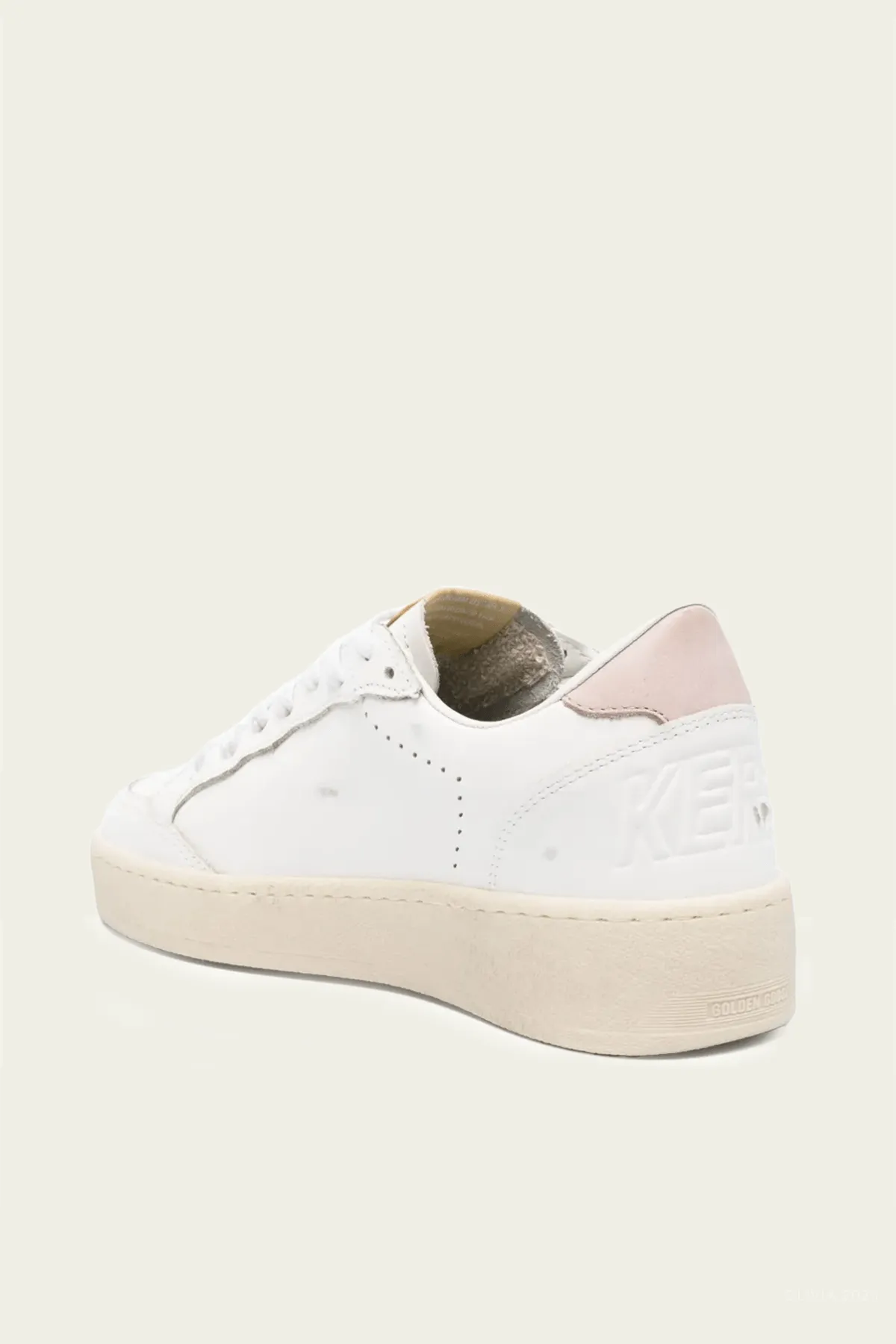 Ball-Star 2 White Pink Leather Sneaker