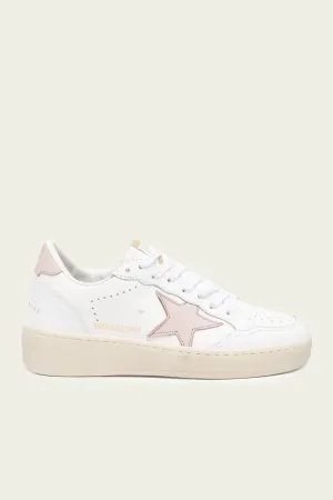 Ball-Star 2 White Pink Leather Sneaker