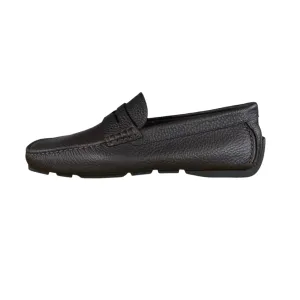 Bally Warno Chocolate Leather Drivers