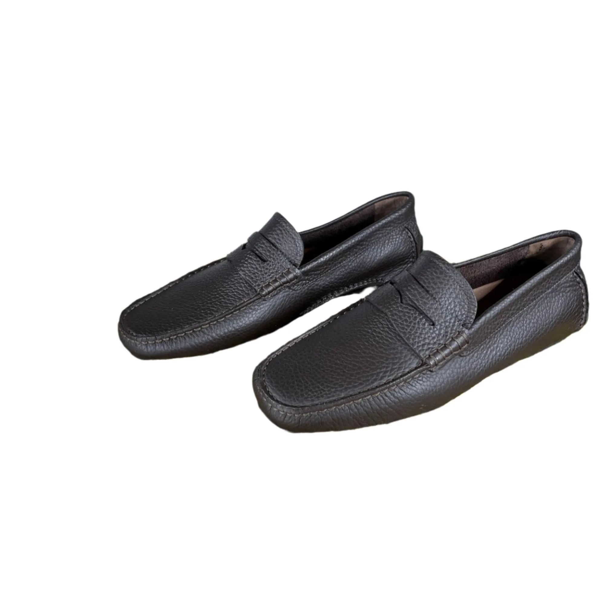 Bally Warno Chocolate Leather Drivers