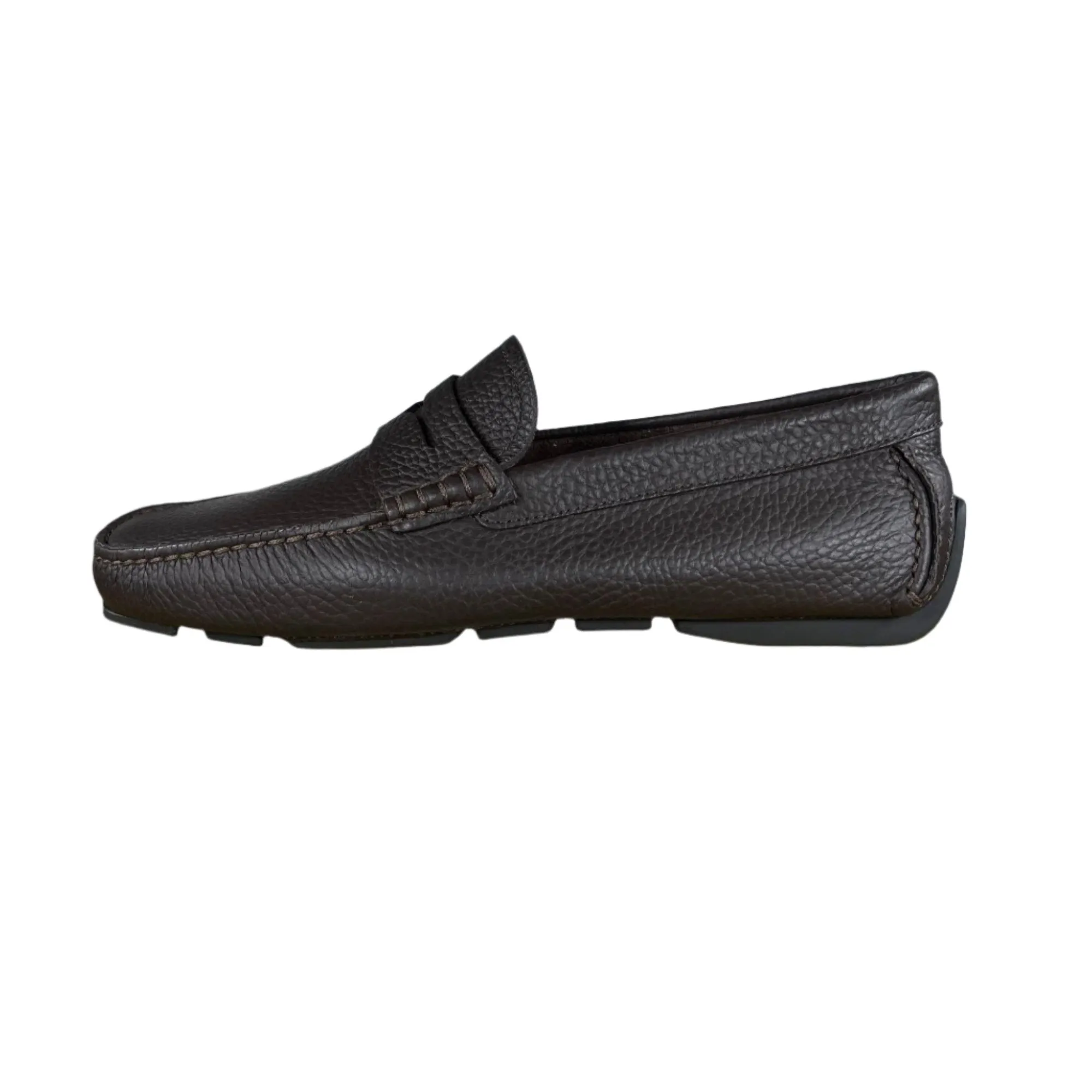 Bally Warno Chocolate Leather Drivers