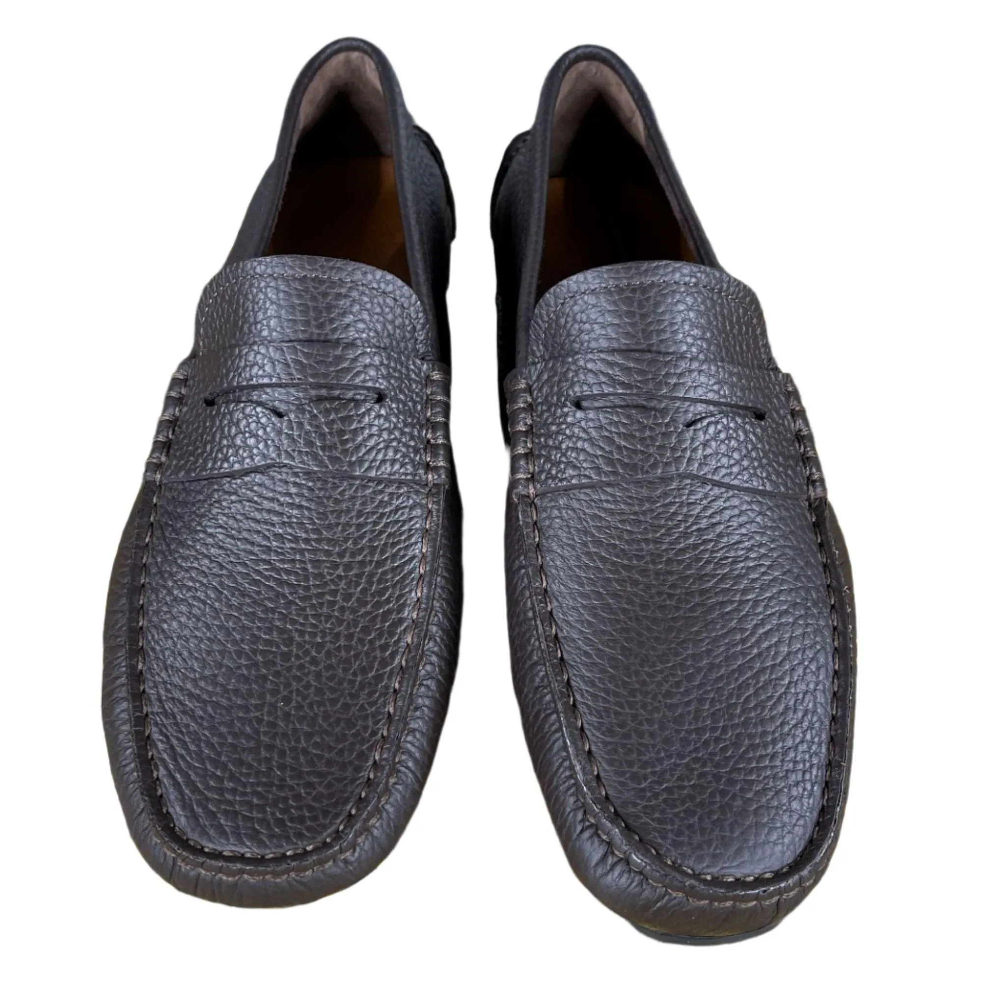 Bally Warno Chocolate Leather Drivers