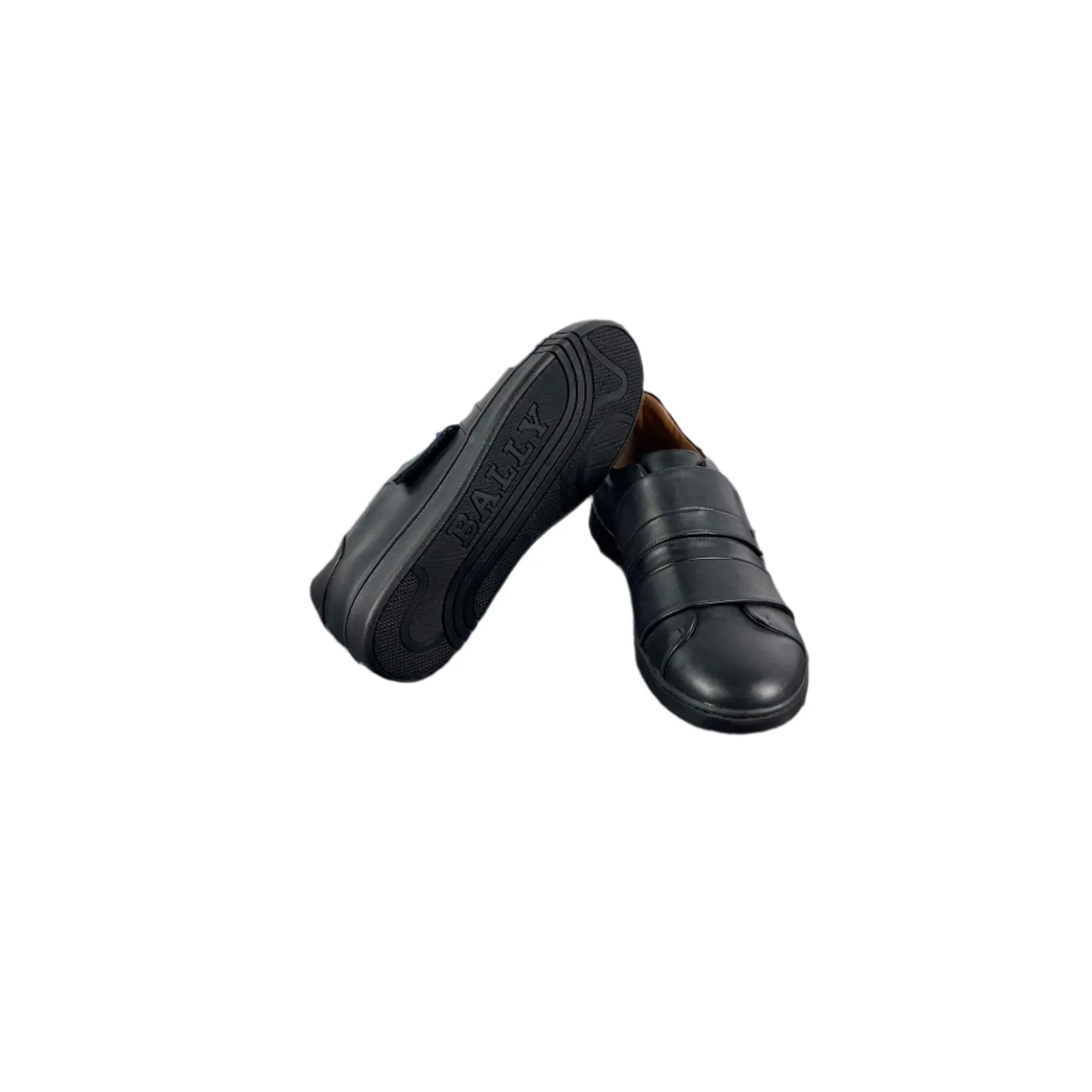 Bally Willet Black Leather Sneakers