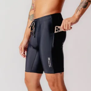 Bandit Running Superbeam Next Gen 7 Pocket Half Tights - Black