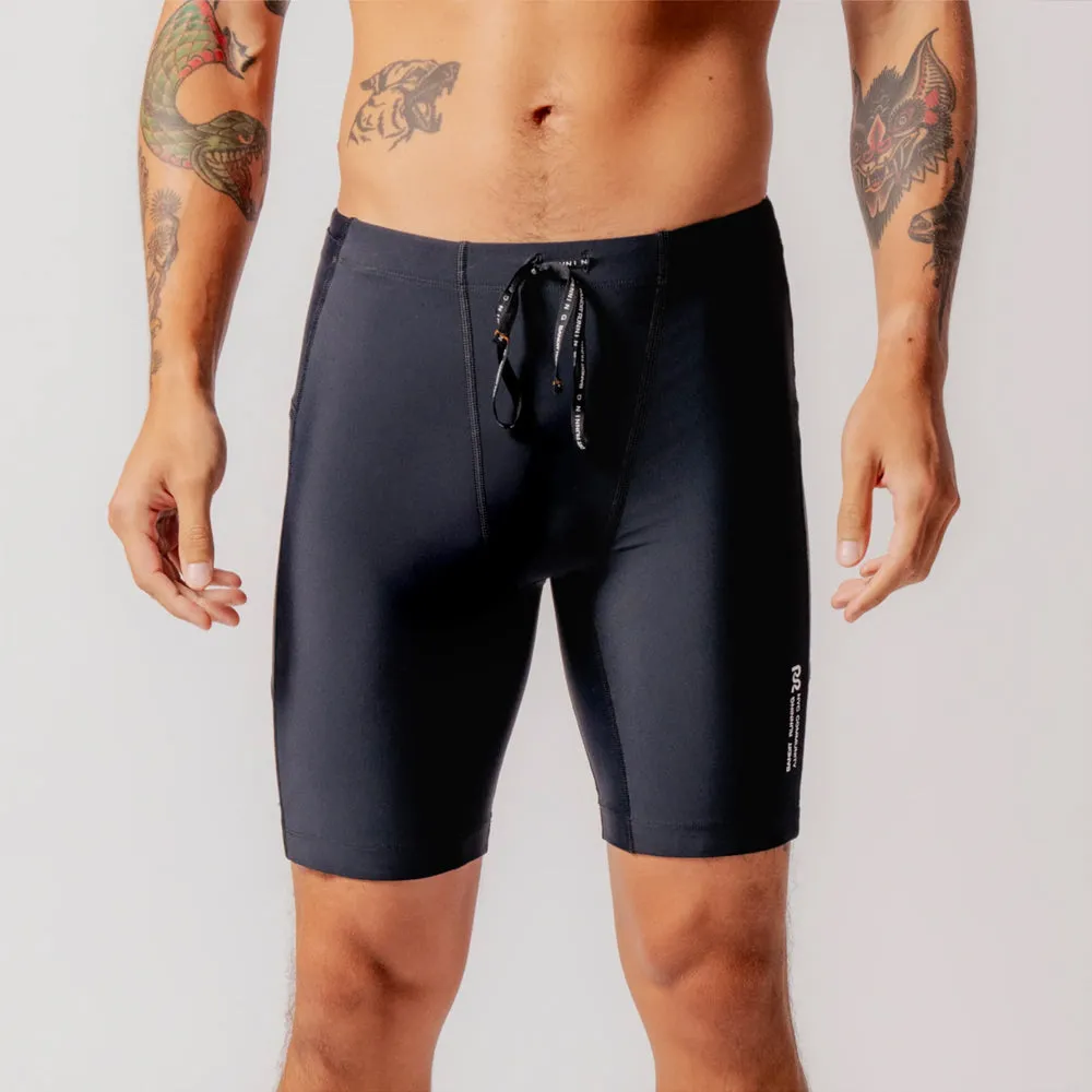 Bandit Running Superbeam Next Gen 7 Pocket Half Tights - Black