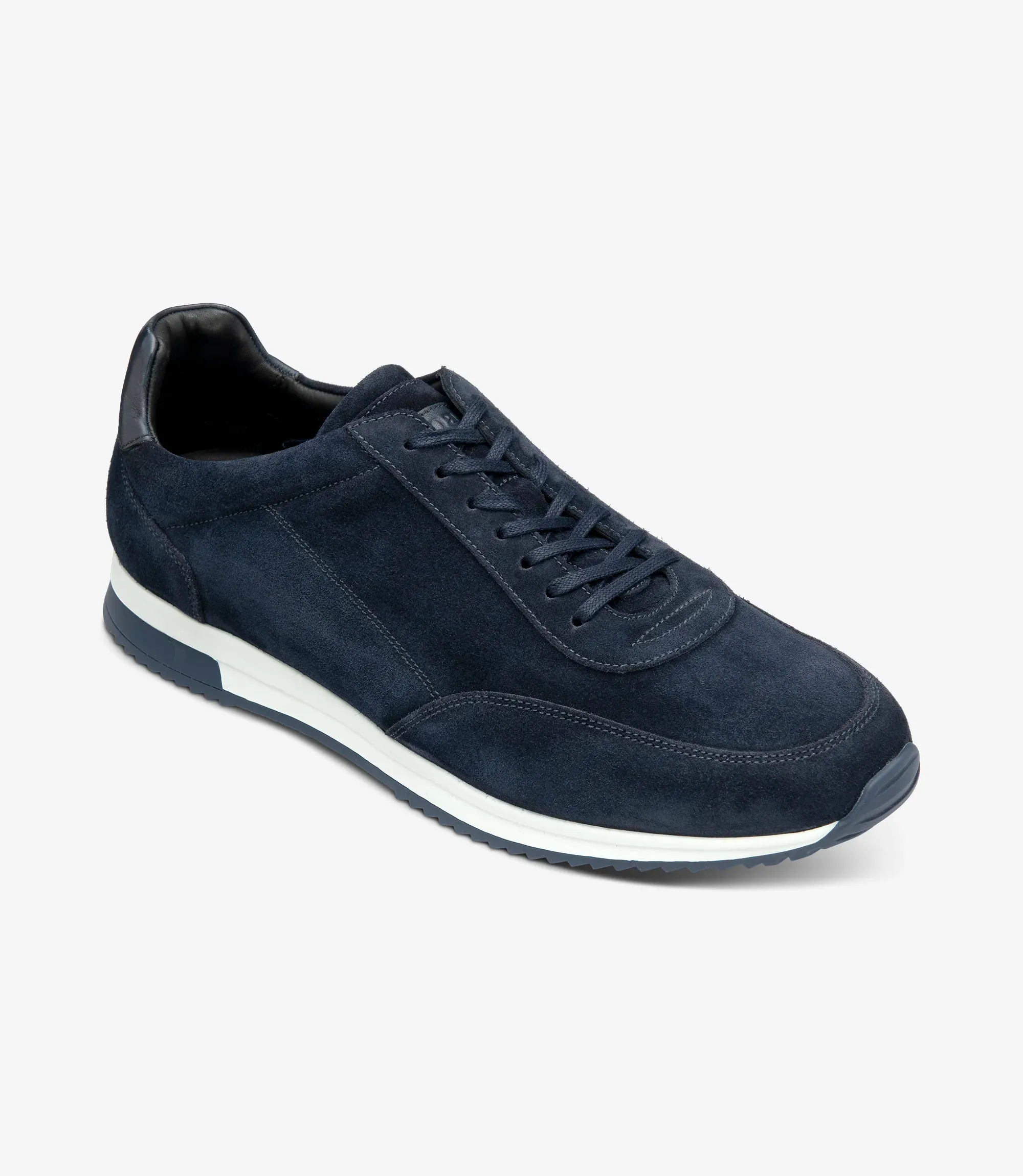 Bannister Navy Suede