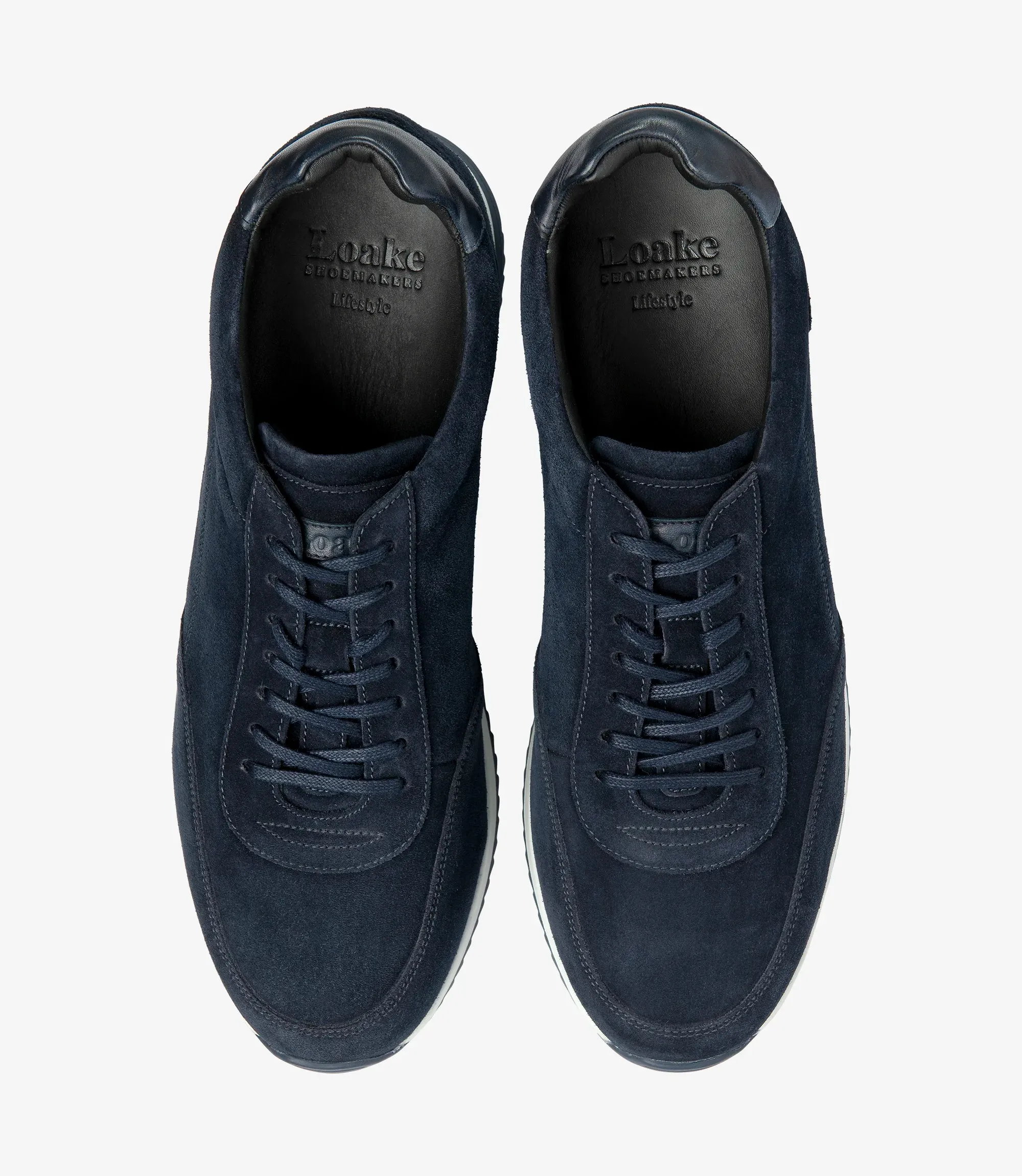 Bannister Navy Suede