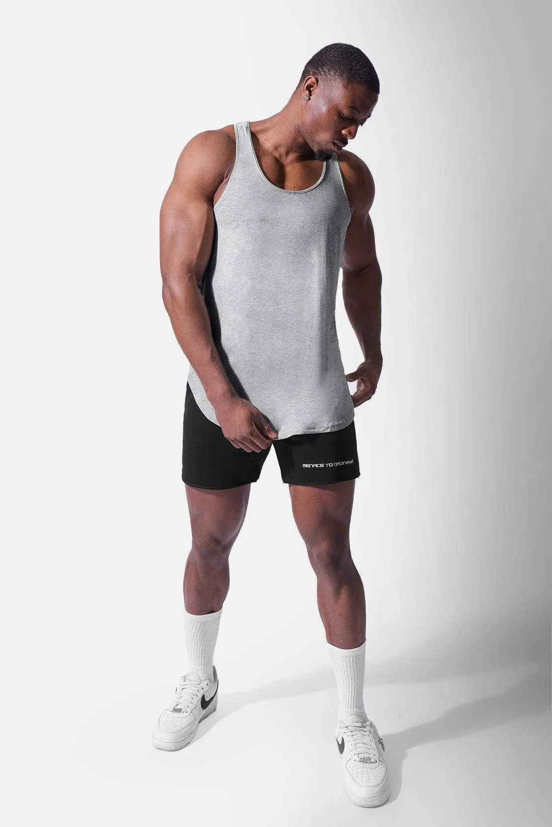 Basic Training Tank Top - Light Gray
