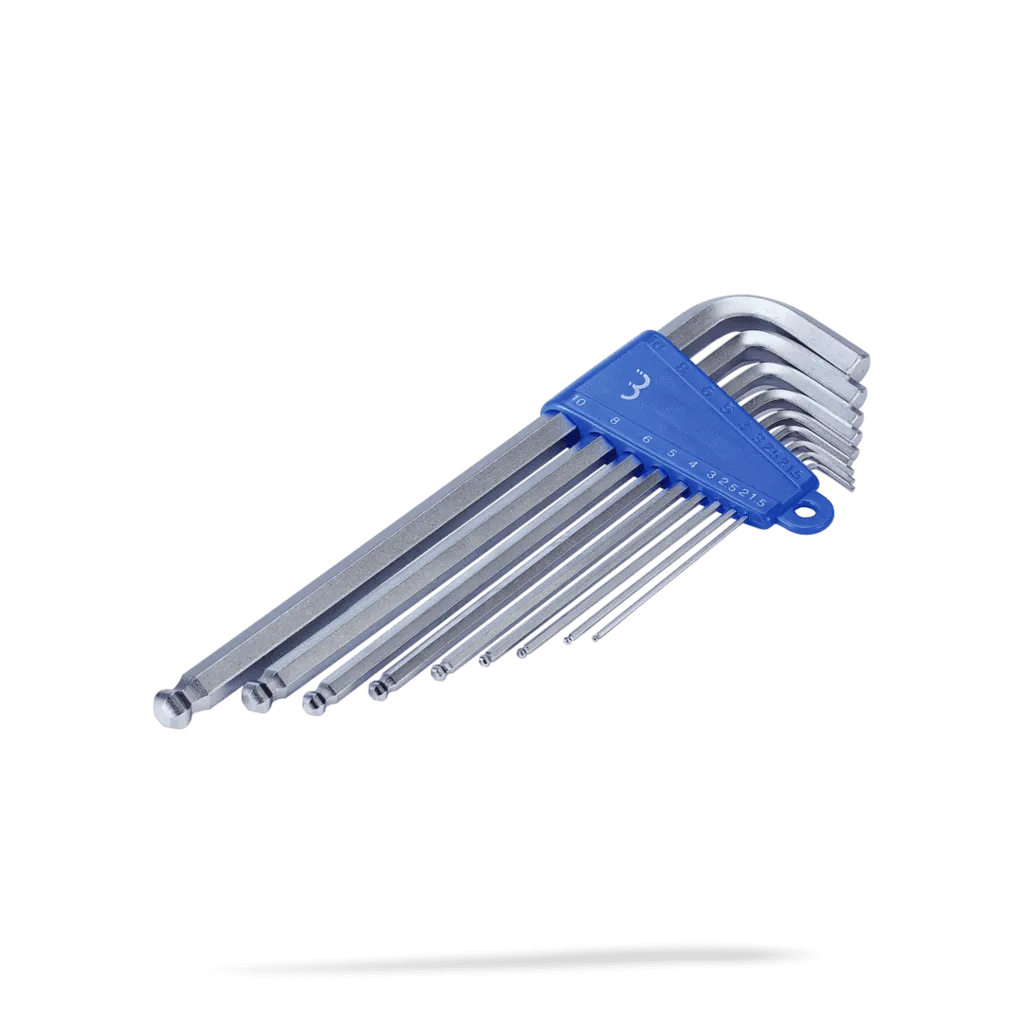 BBB Cycling HexSet Wrench Tool Set BTL-118 - Grey Packaging