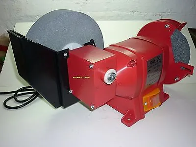 BENCH GRINDER WITH WET & DRY STONES - NEW
