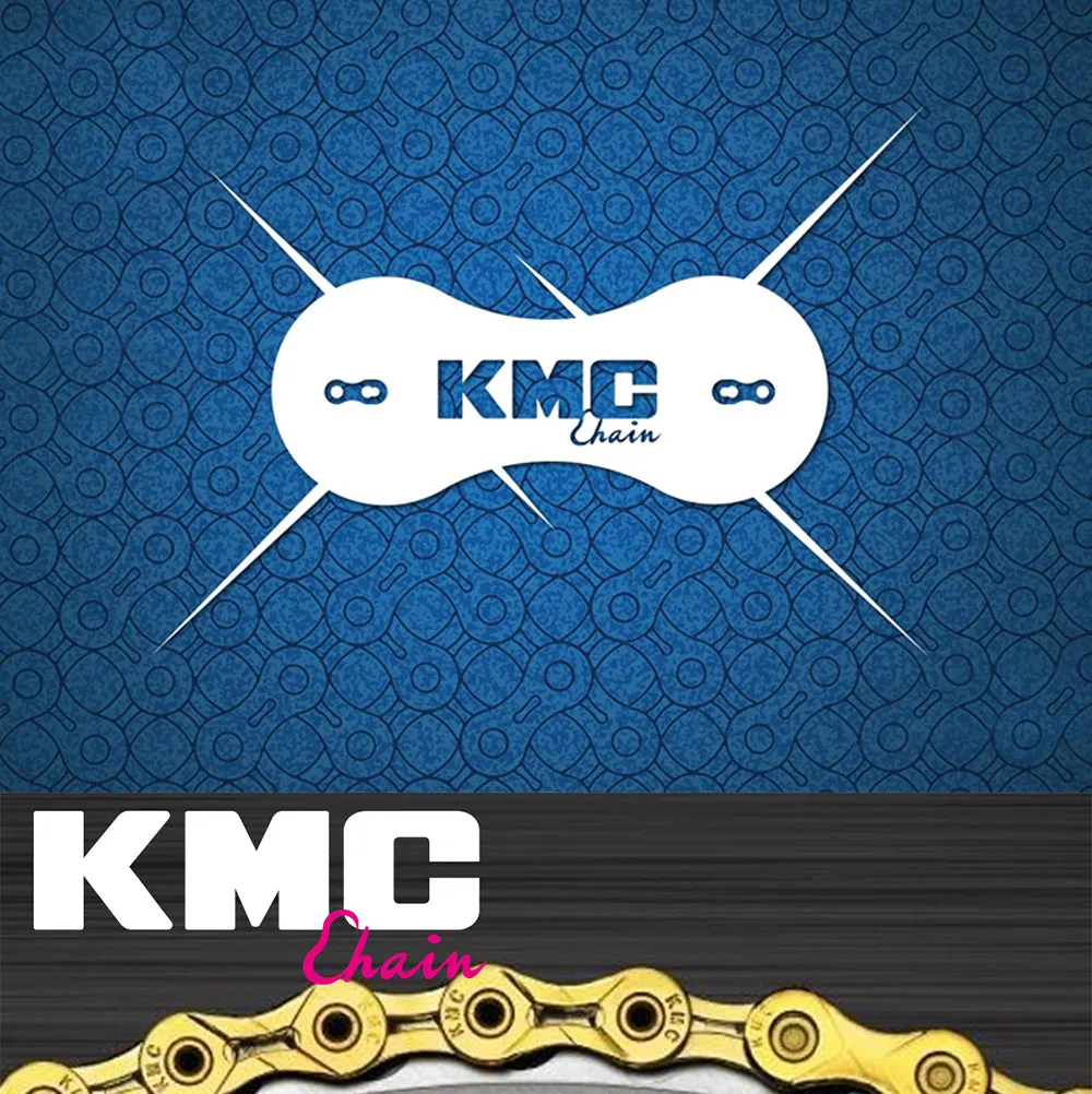 Bike Chain KMC X10EL X2.0 10 SPEED CHAIN – Gold, professional grade