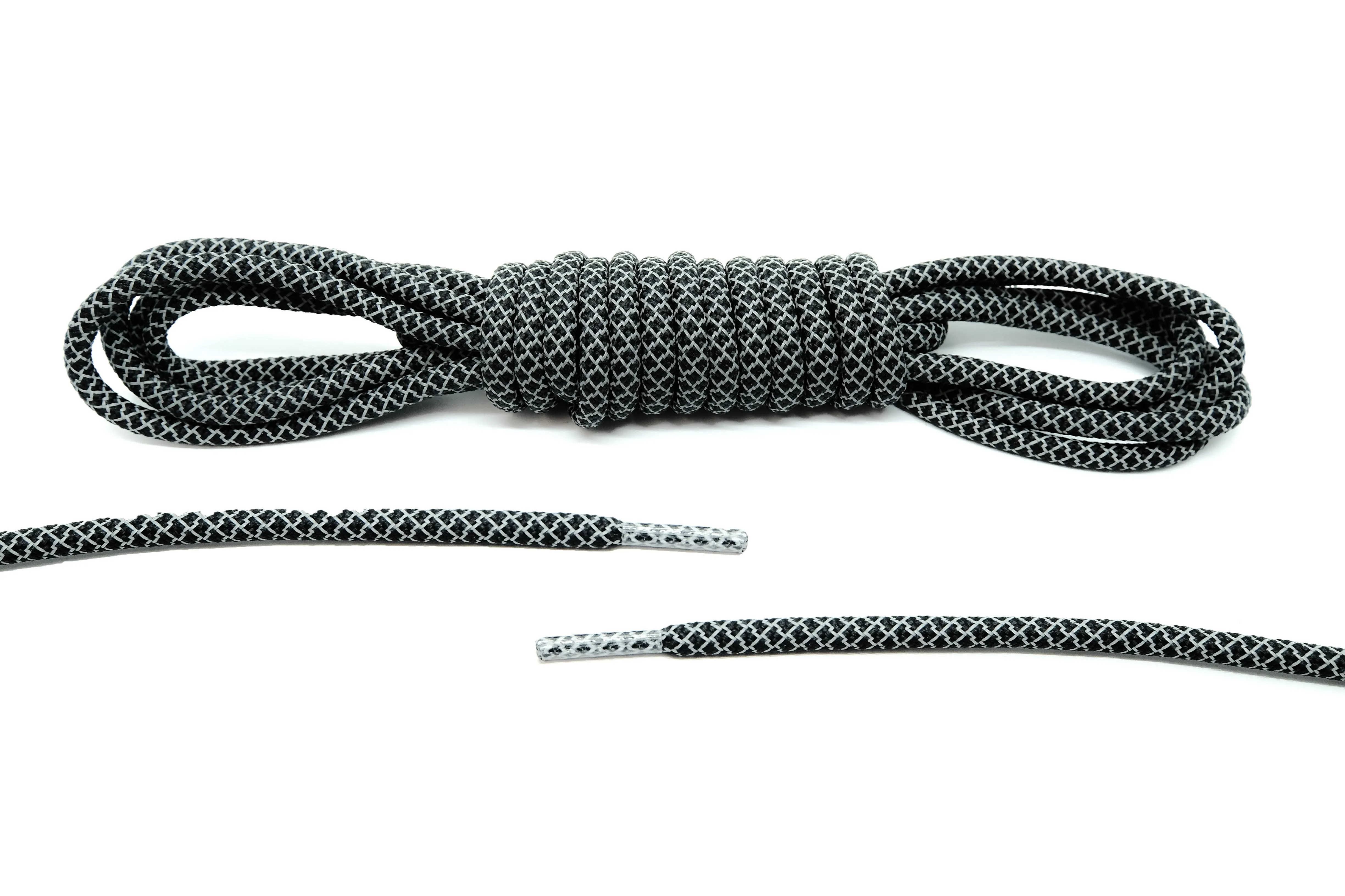 Black Rope Laces (Reflective)