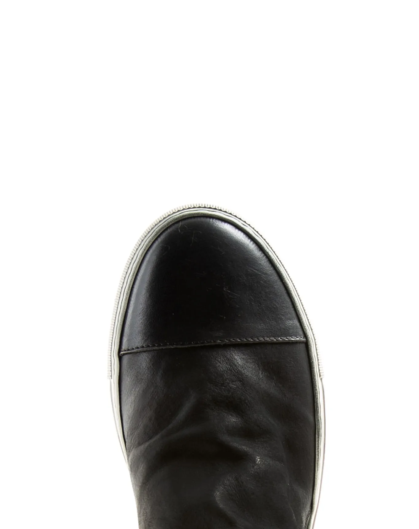 BRET Black Leather Sneaker Boots
