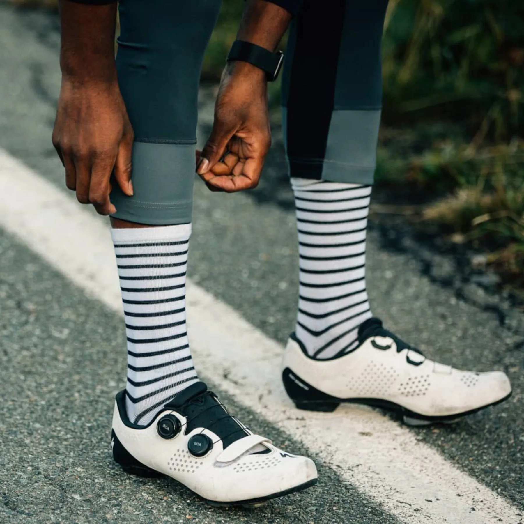 Breton Socks - Navy