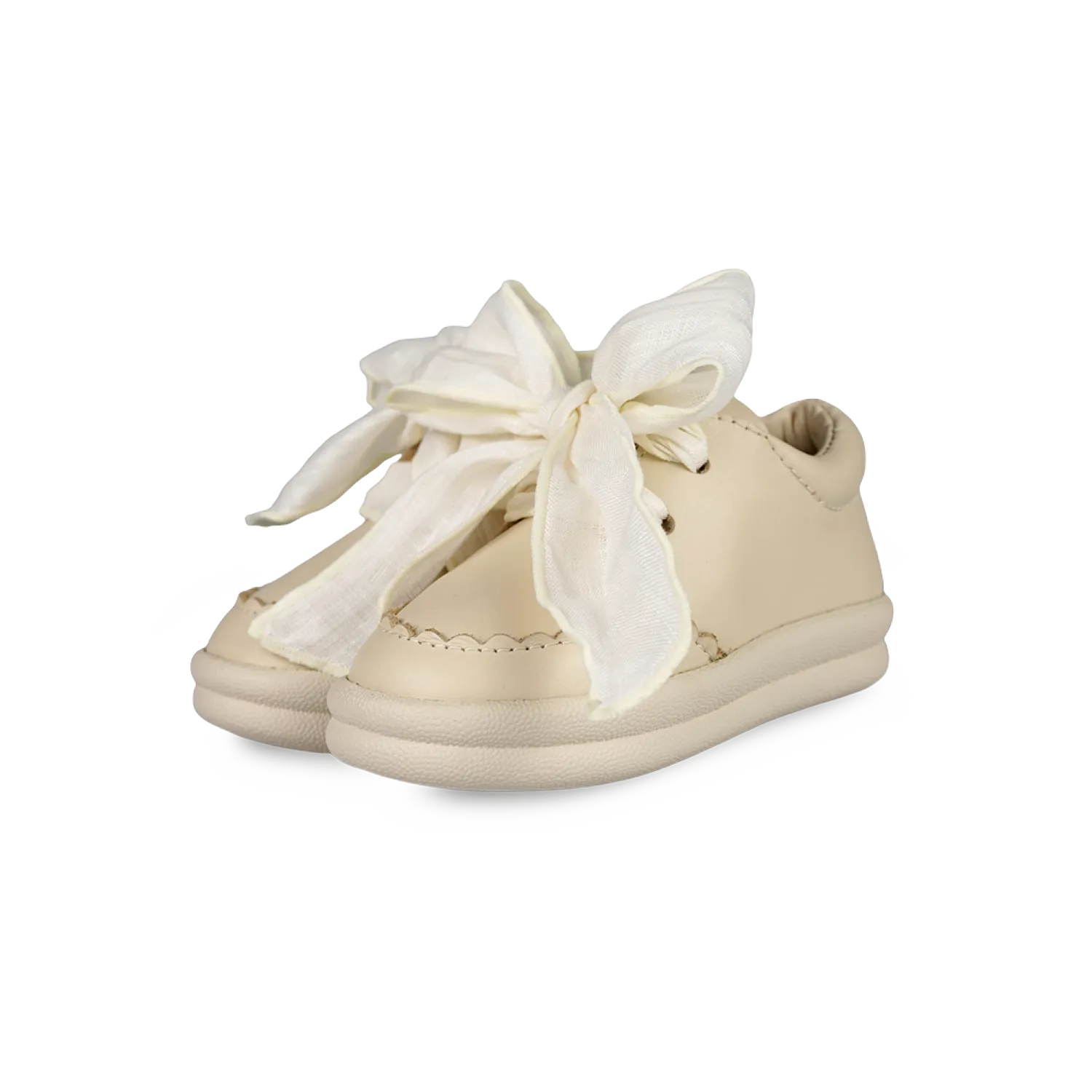 Brookli Sneakers | Cream Leather