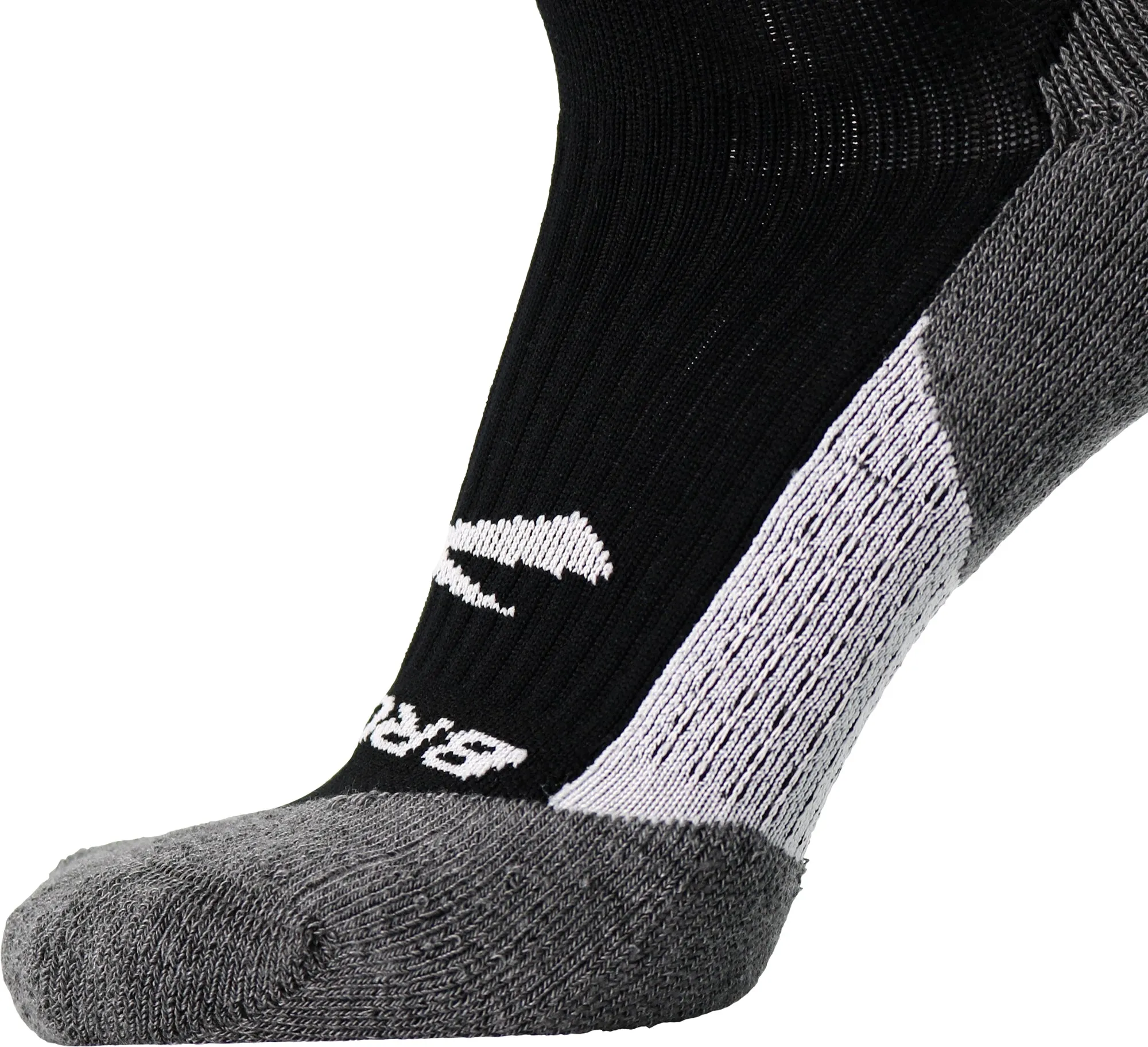 Brooks Ghost Crew Running Socks - Black