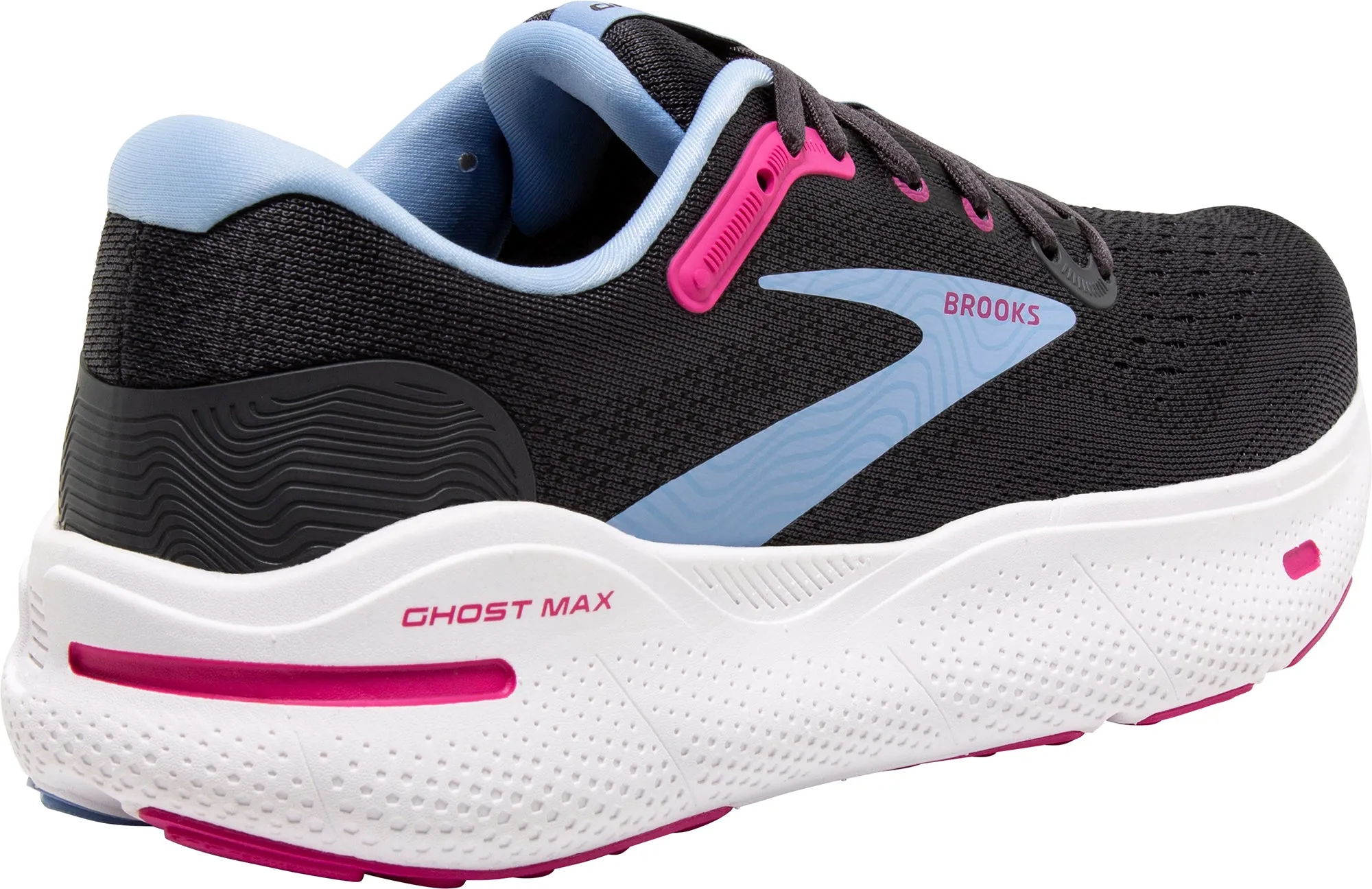 Brooks Ghost Max WIDE FIT Womens Running Shoes - Black