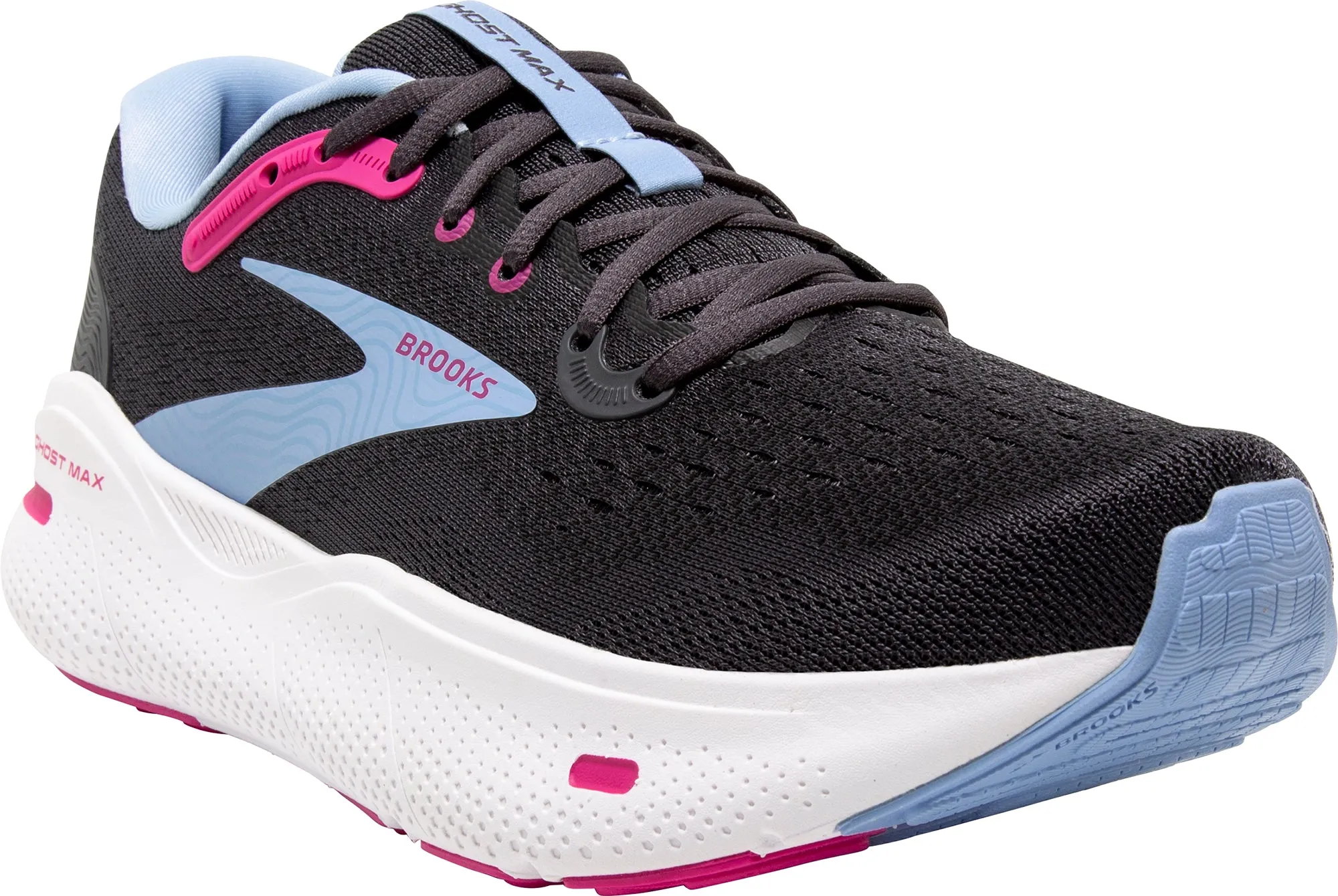 Brooks Ghost Max WIDE FIT Womens Running Shoes - Black