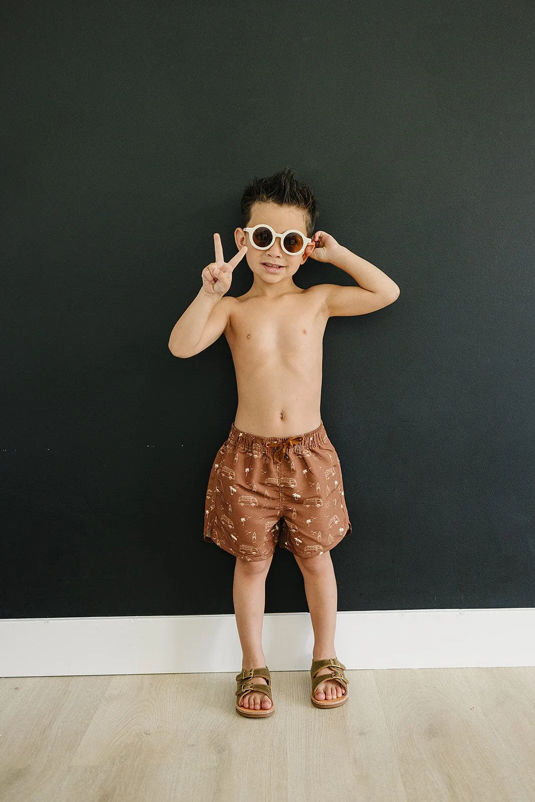 Brown - Summer Sandal - US Size 5-9 - Hard Sole