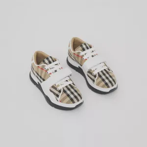 Burberry Kids Vintage Check Sneakers