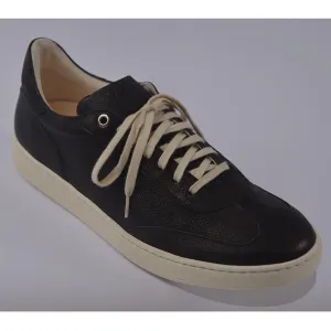 Burro Leather Sneakers - Nero