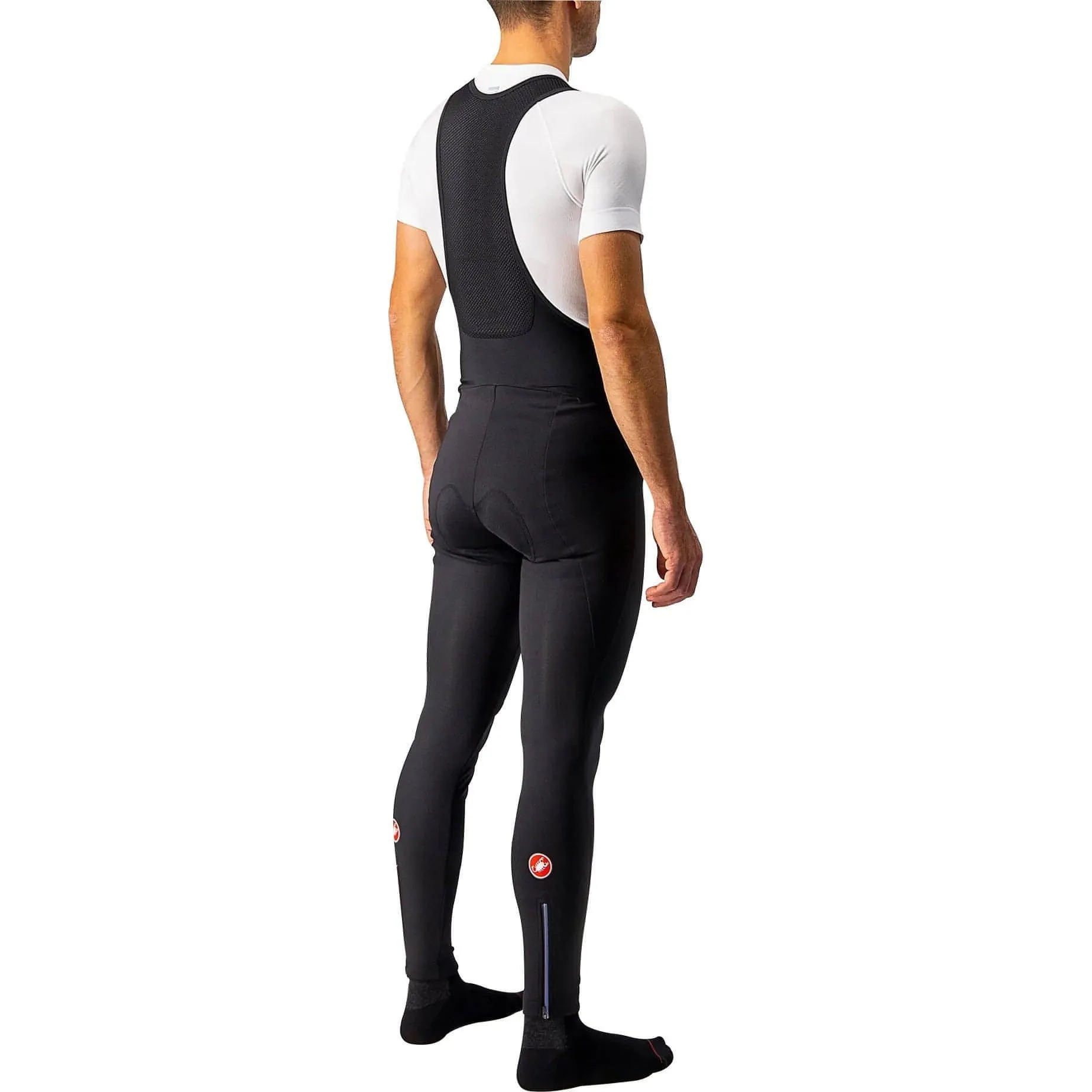 Castelli Entrata Wind Mens Cycling Bib Tights - Black