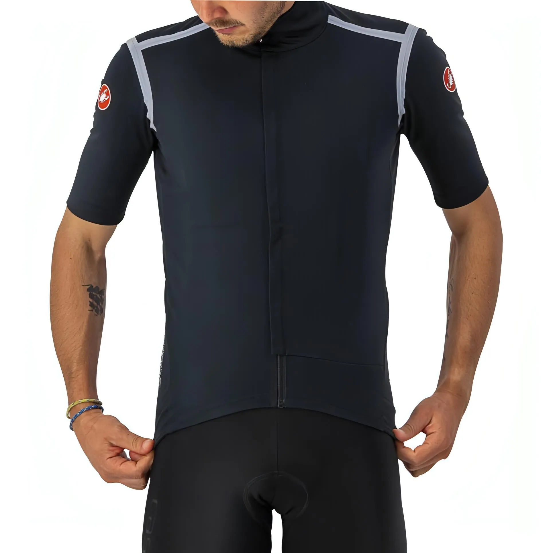 Castelli Gabba ROS Short Sleeve Mens Cycling Jersey - Black
