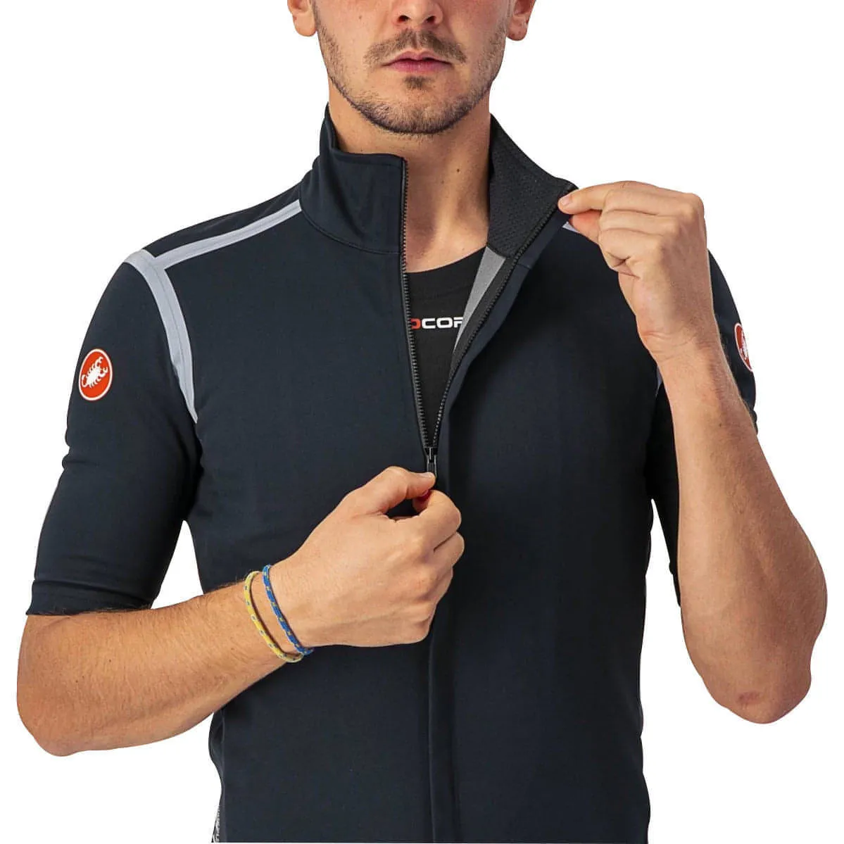 Castelli Gabba ROS Short Sleeve Mens Cycling Jersey - Black