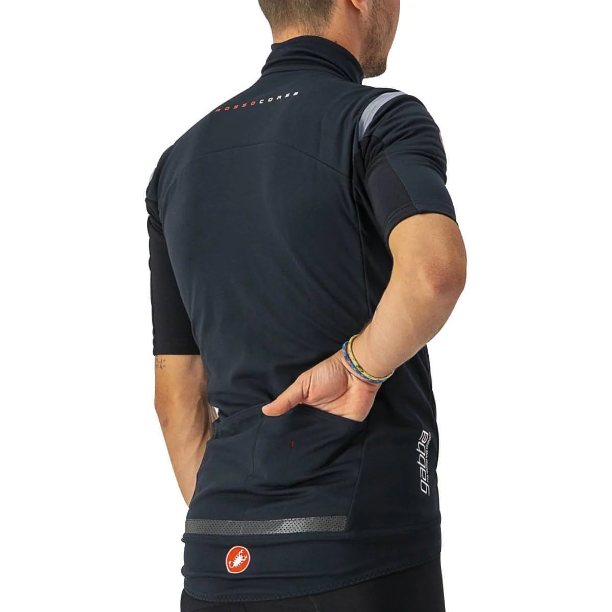 Castelli Gabba ROS Short Sleeve Mens Cycling Jersey - Black