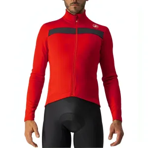 Castelli Puro 3 Long Sleeve Mens Cycling Jersey - Red